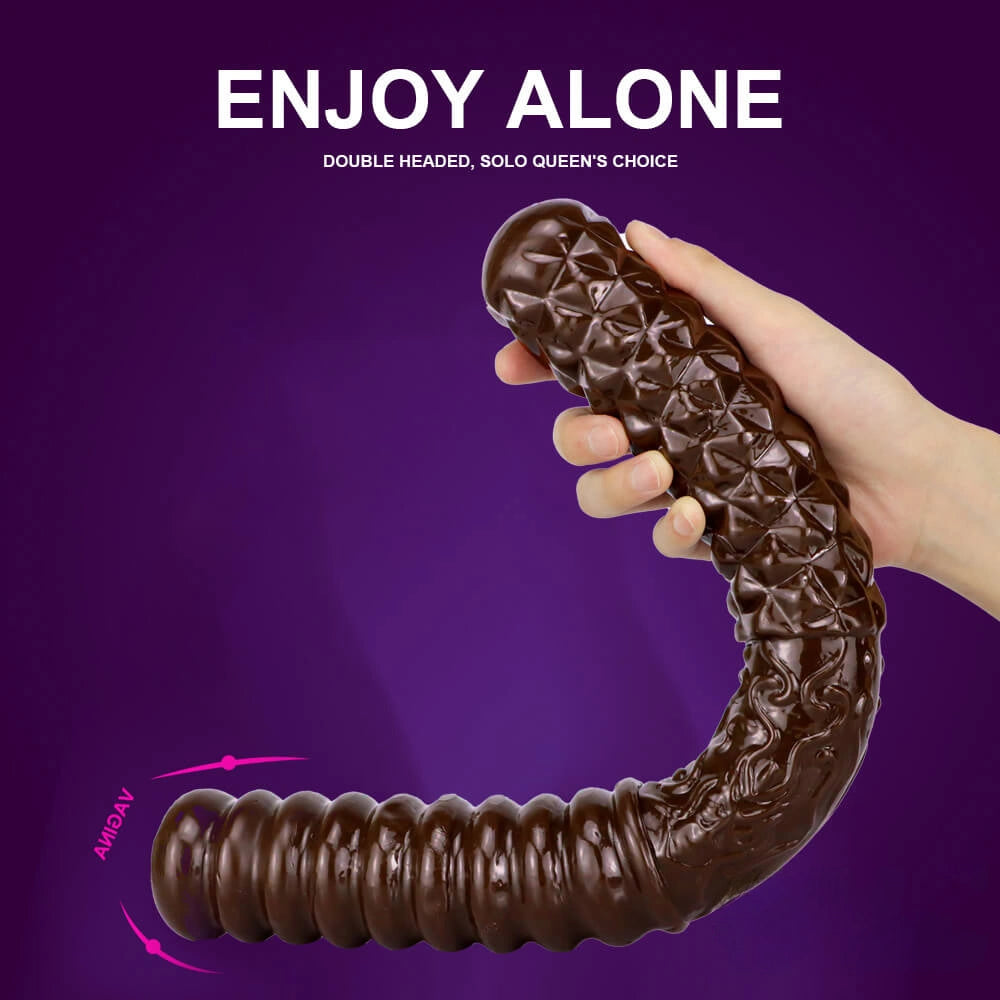 11.42in 14.96in 18.3in Double Ended Thick Long Dildo For Lesbian