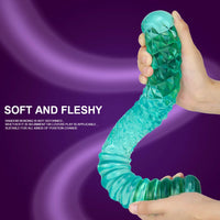 11.42in 14.96in 18.3in Double Ended Thick Long Dildo For Lesbian