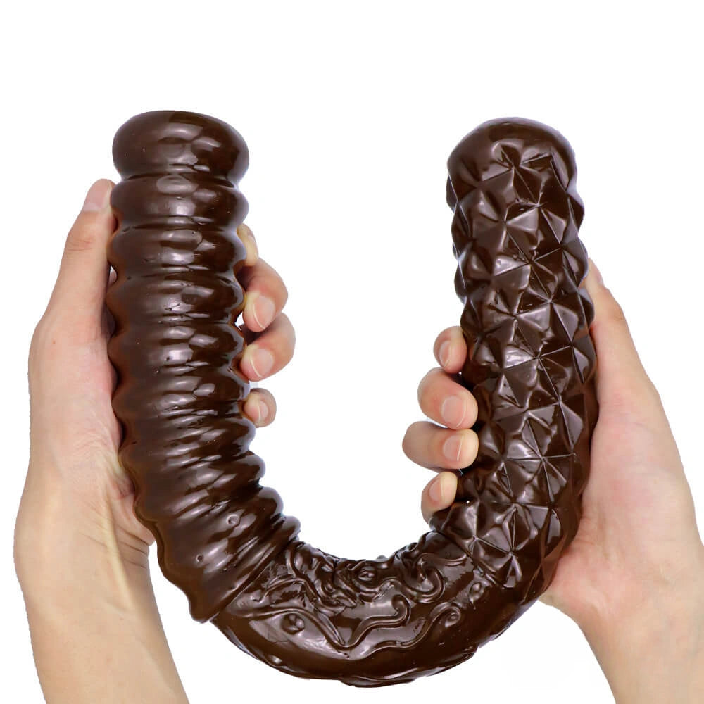 11.42in 14.96in 18.3in Double Ended Thick Long Dildo For Lesbian