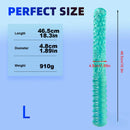 11.42in 14.96in 18.3in Double Ended Thick Long Dildo For Lesbian