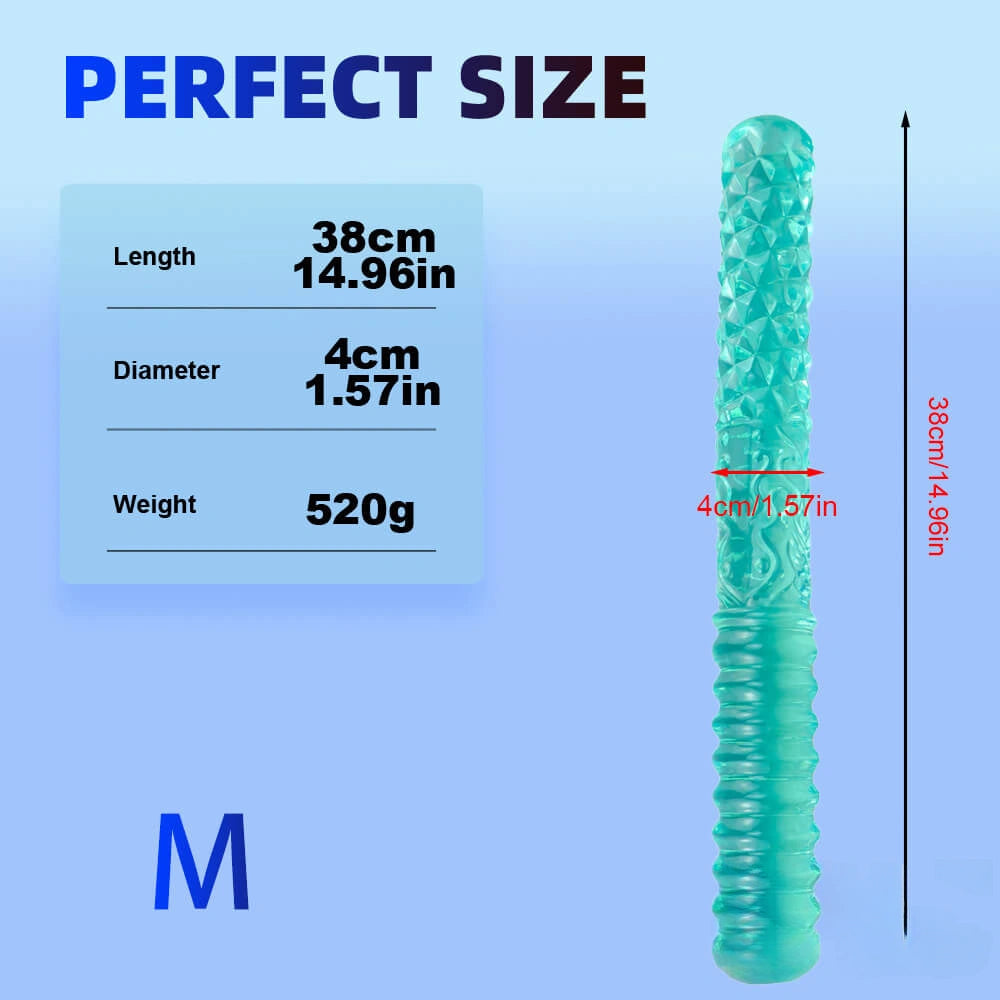 11.42in 14.96in 18.3in Double Ended Thick Long Dildo For Lesbian