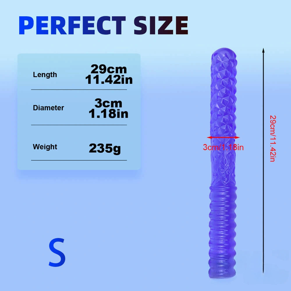 11.42in 14.96in 18.3in Double Ended Thick Long Dildo For Lesbian