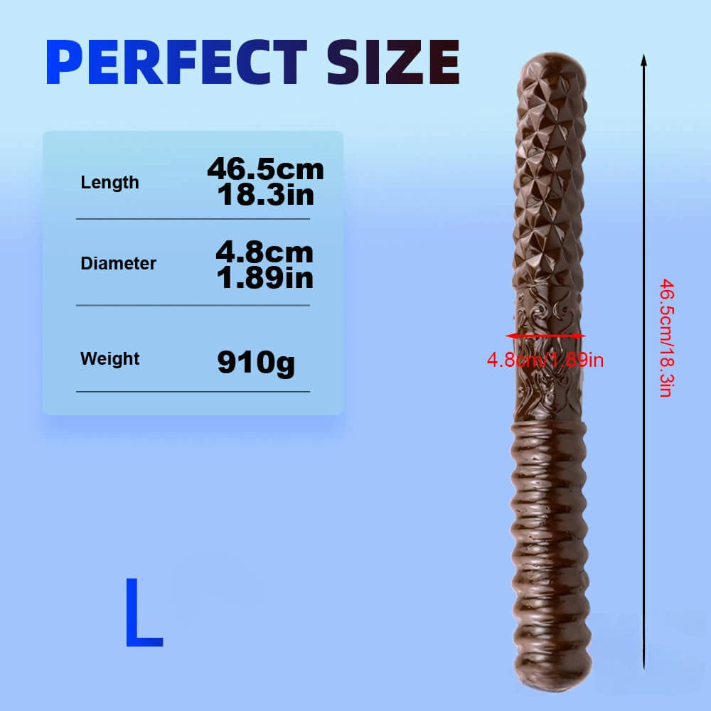 11.42in 14.96in 18.3in Double Ended Thick Long Dildo For Lesbian