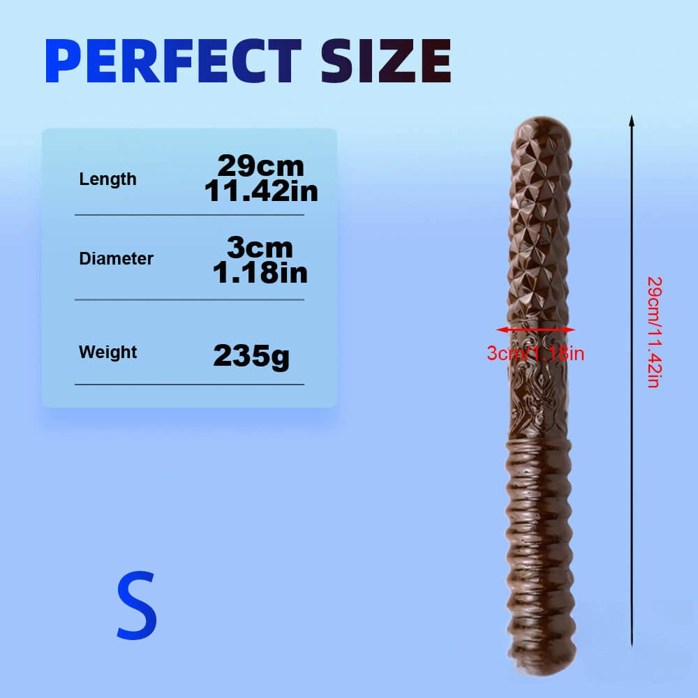 11.42in 14.96in 18.3in Double Ended Thick Long Dildo For Lesbian
