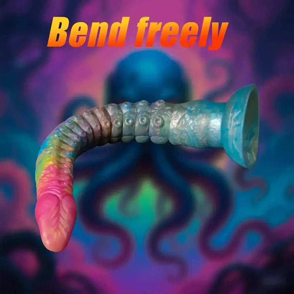 11.42in Octopus Tentacle BDSM Toy Male Female Anal Dildo Prostate Massager