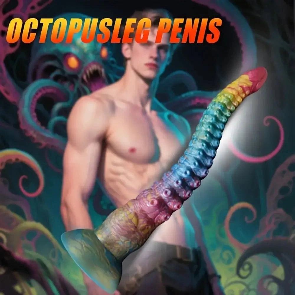 11.42in Octopus Tentacle BDSM Toy Male Female Anal Dildo Prostate Massager