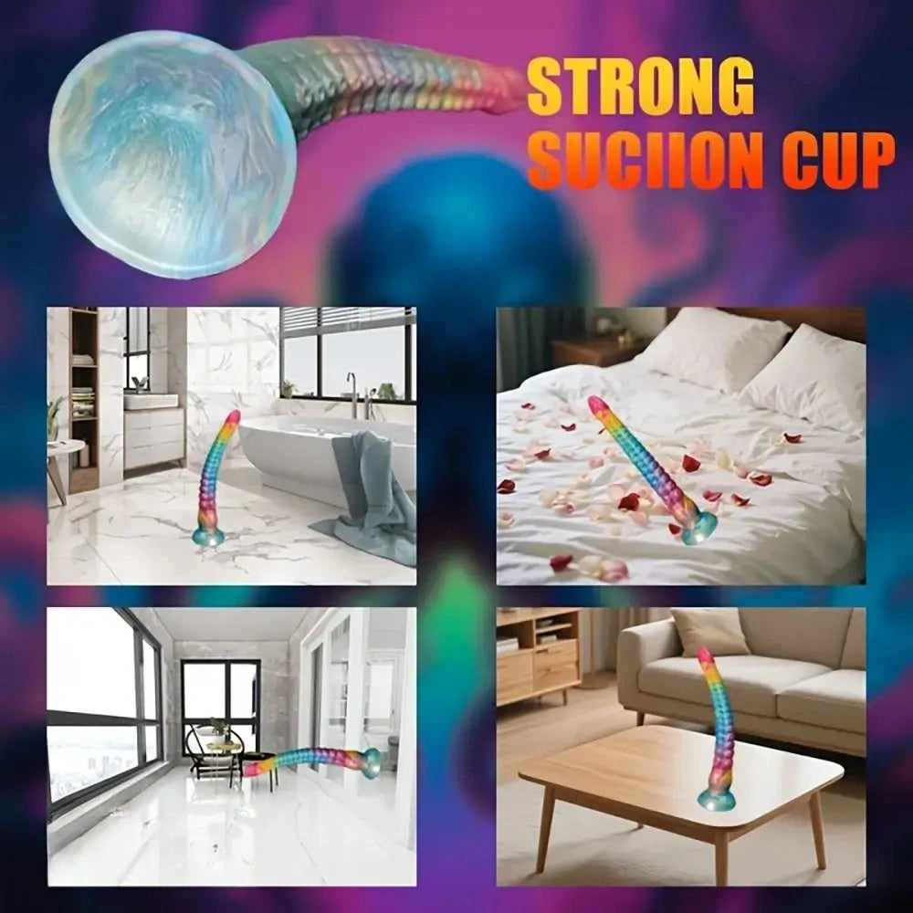11.42in Octopus Tentacle BDSM Toy Male Female Anal Dildo Prostate Massager
