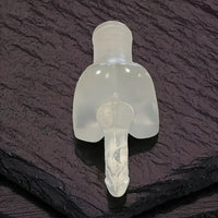 11.42in TPE Transparent Large Size Homosexual Pocket Pussy Dildo