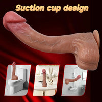 11.46in Giant Soft Real Silicone Penis Anal Dildo Adult Sex Toy Games