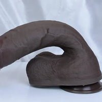 11.4in 12.6in Huge Ebony Silicone Dildo Realistic Thick Cock Lifelike Skin