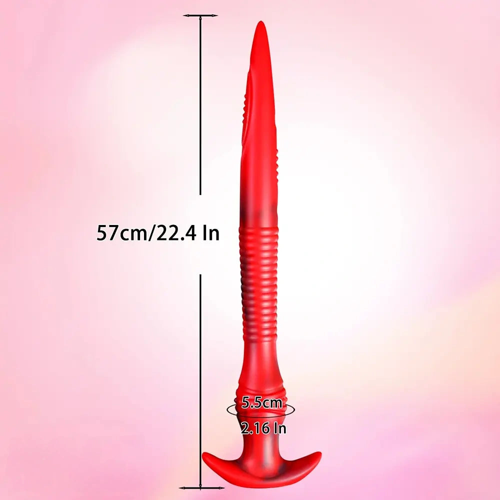 11.4in 15.3in 22.4in Long Monster Huge Silicone Butt Plug Dildo