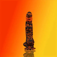 11.4in Silicone Monster Tiger Paw Shaped Massage Thick Anal Fantasy Dildo