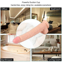 11.6″ Long Realistic Suction Dildo Flesh Body Safe Sex Toy