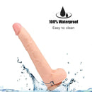 11.6″ Long Realistic Suction Dildo Flesh Body Safe Sex Toy