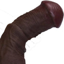 11.61in 12.99in 14.56in Huge Thick Ebony Dildo For Anal Play G-Spot Sex