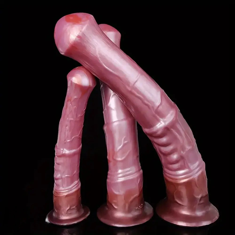 11.61in 14.17in 16.53in Huge Long Horse Penis Thick Silicone Soft Dildo