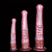 11.61in 14.17in 16.53in Huge Long Horse Penis Thick Silicone Soft Dildo