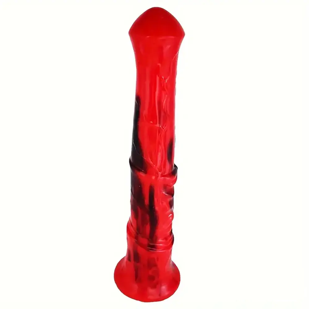 11.61in Big Silicone Cock Horse Luminous Animal Dildo BDSM Sex Toy