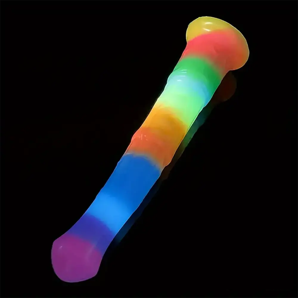 11.61in Big Silicone Cock Horse Luminous Animal Dildo BDSM Sex Toy