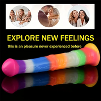 11.61in Big Silicone Cock Horse Luminous Animal Dildo BDSM Sex Toy