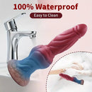 11.61in Fantasy Monster Cock Silicone Soft Dildo For Women G Spot Love