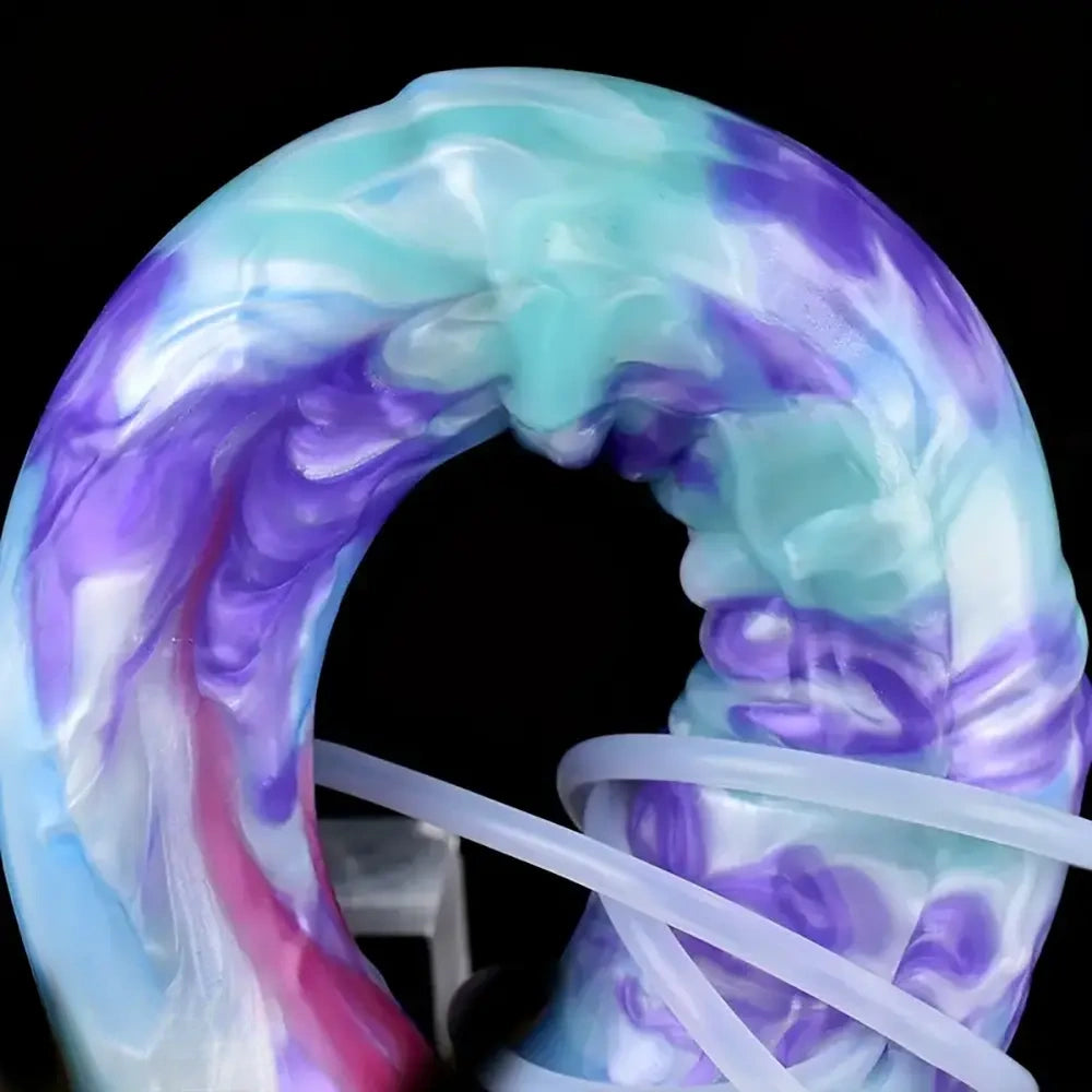 11.61in Soft Silicone Animal Horse Ejaculating Large Dildo For Men Sex