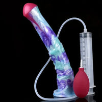 11.61in Soft Silicone Animal Horse Ejaculating Large Dildo For Men Sex
