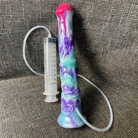 11.61in Soft Silicone Animal Horse Ejaculating Large Dildo For Men Sex