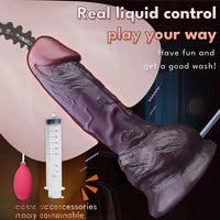 11.77in Dual Density Ejaculating Big Real Dildo Perfect For Masturbation