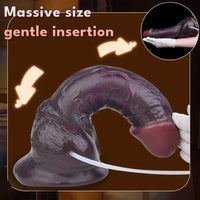 11.77in Dual Density Ejaculating Big Real Dildo Perfect For Masturbation