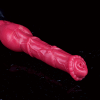 11.7in Fantasy Knotted Silicone Soft Big Ejaculating Horse Cock Odd Dildo