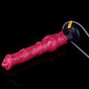 11.7in Fantasy Knotted Silicone Soft Big Ejaculating Horse Cock Odd Dildo