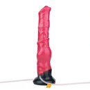 11.7in Fantasy Knotted Silicone Soft Big Ejaculating Horse Cock Odd Dildo