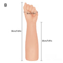 11.81in 10.82in 13.87in Oversize Fist Dildo Huge Soft Dildo For Anus