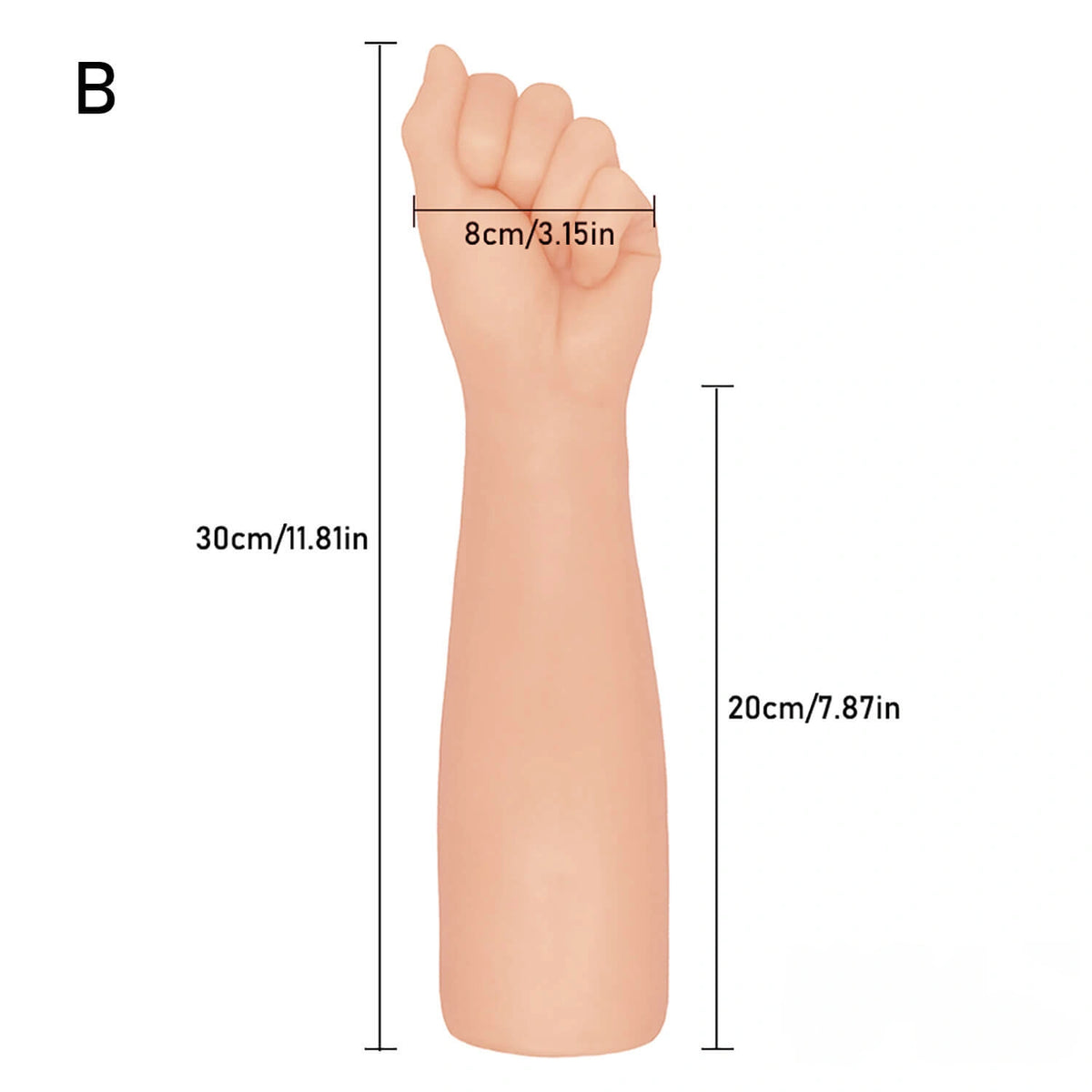 11.81in 10.82in 13.87in Oversize Fist Dildo Huge Soft Dildo For Anus