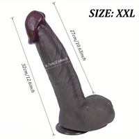 11.81in 12.6in Realistic Silicone Big Soft Lifelike Dildo For Women Sex