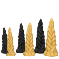 11.81in 13.77in 16.14in Extra Large Long Liquid Silicone Twist Soft Odd Dildo