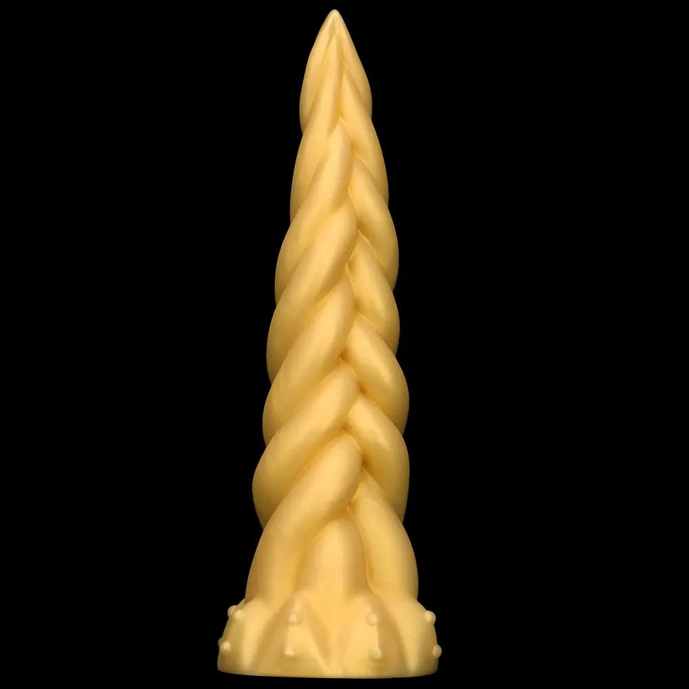 11.81in 13.77in 16.14in Extra Large Long Liquid Silicone Twist Soft Odd Dildo