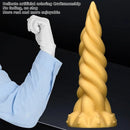11.81in 13.77in 16.14in Extra Large Long Liquid Silicone Twist Soft Odd Dildo