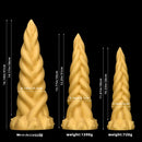 11.81in 13.77in 16.14in Extra Large Long Liquid Silicone Twist Soft Odd Dildo