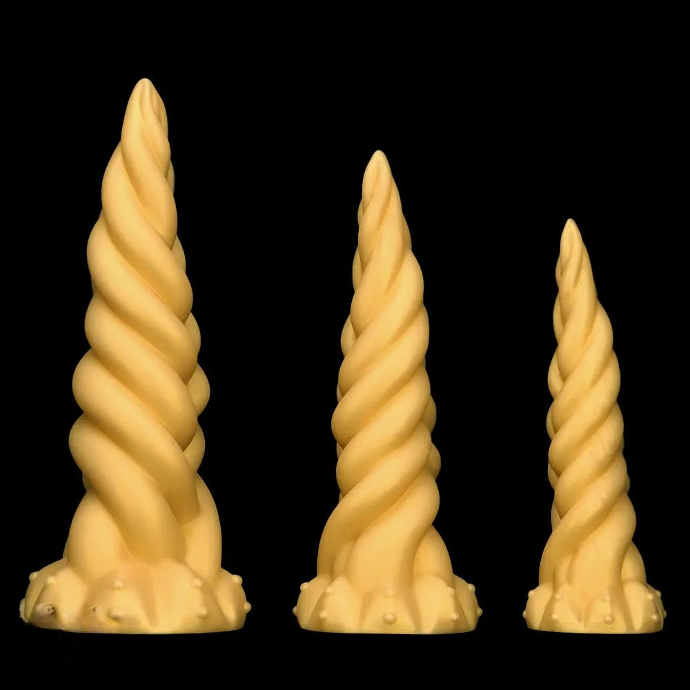11.81in 13.77in 16.14in Extra Large Long Liquid Silicone Twist Soft Odd Dildo