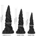 11.81in 13.77in 16.14in Extra Large Long Liquid Silicone Twist Soft Odd Dildo