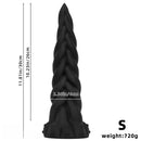 11.81in 13.77in 16.14in Extra Large Long Liquid Silicone Twist Soft Odd Dildo
