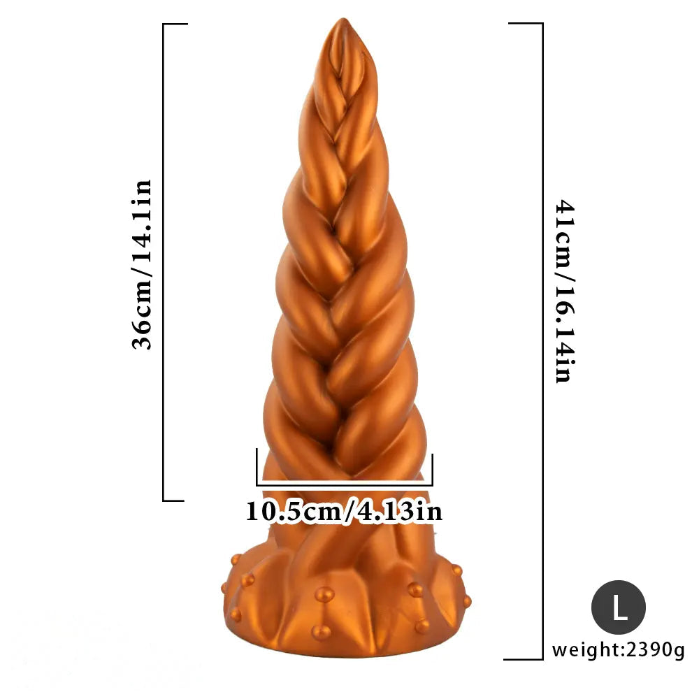 11.81in 13.77in 16.14in Thick Anal Plug Dildo Huge Long Fantasy Cock Dildo