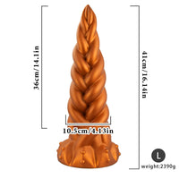 11.81in 13.77in 16.14in Thick Anal Plug Dildo Huge Long Fantasy Cock Dildo