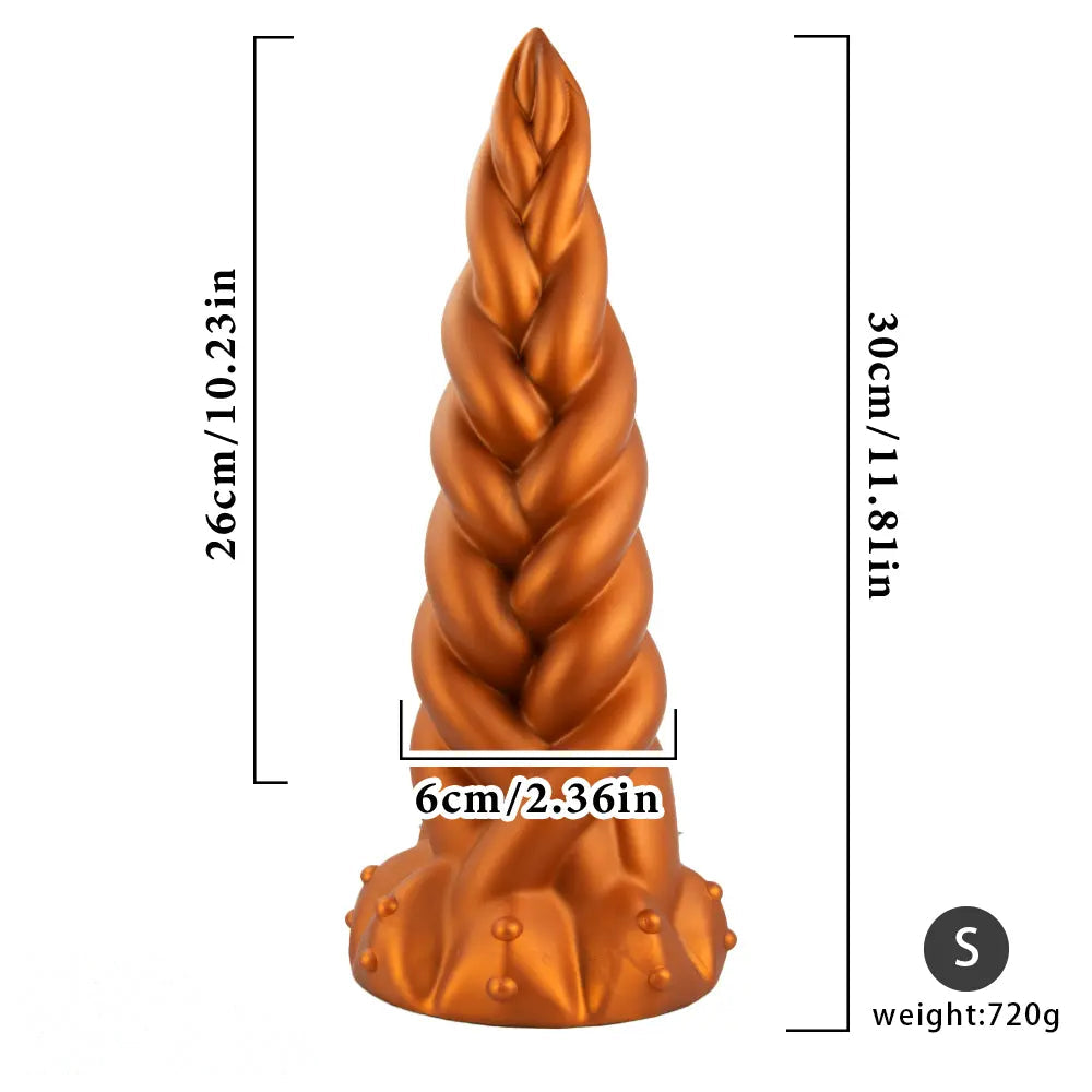 11.81in 13.77in 16.14in Thick Anal Plug Dildo Huge Long Fantasy Cock Dildo