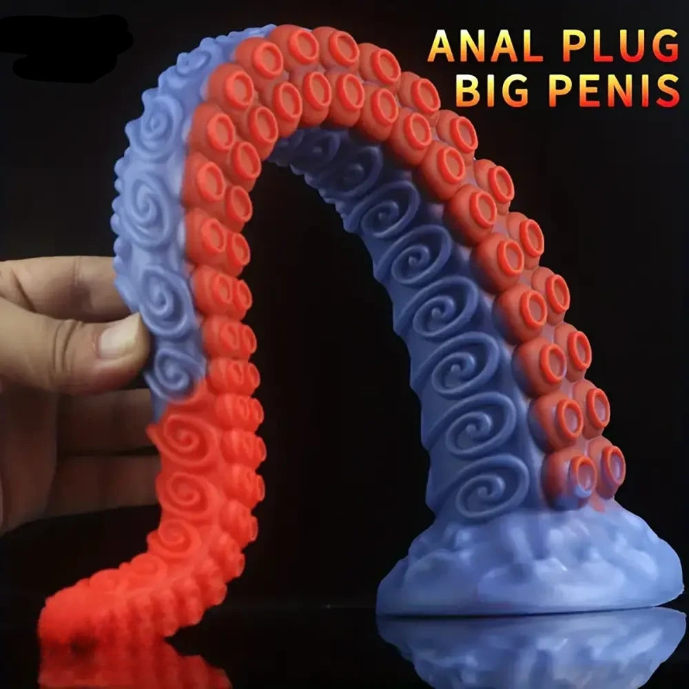 11.81in 15.74in 19.68in Extra Long Tentacle Silicone Soft Large Dildo