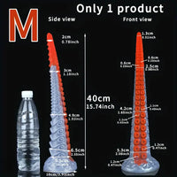 11.81in 15.74in 19.68in Extra Long Tentacle Silicone Soft Large Dildo