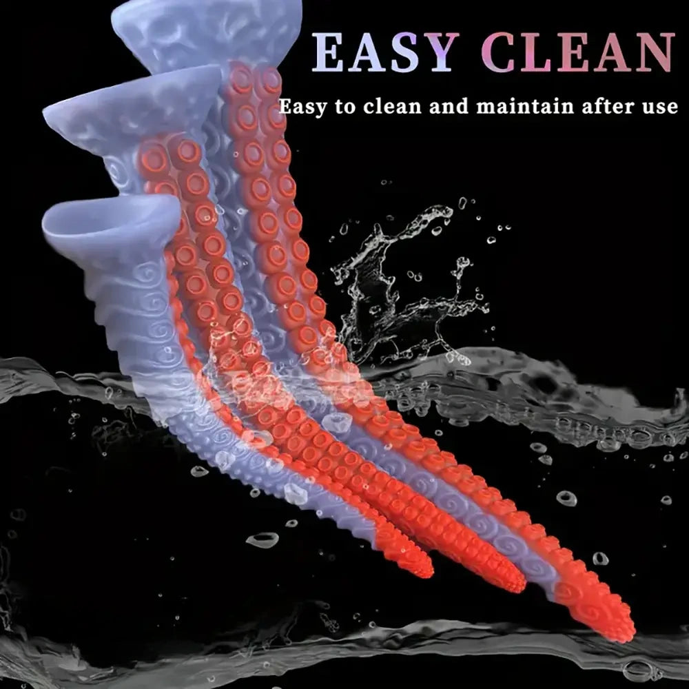 11.81in 15.74in 19.68in Extra Long Tentacle Silicone Soft Large Dildo