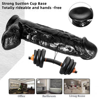 11.81in 16.53in 18.11in Huge Thick Black Dildos For Anus Vagina
